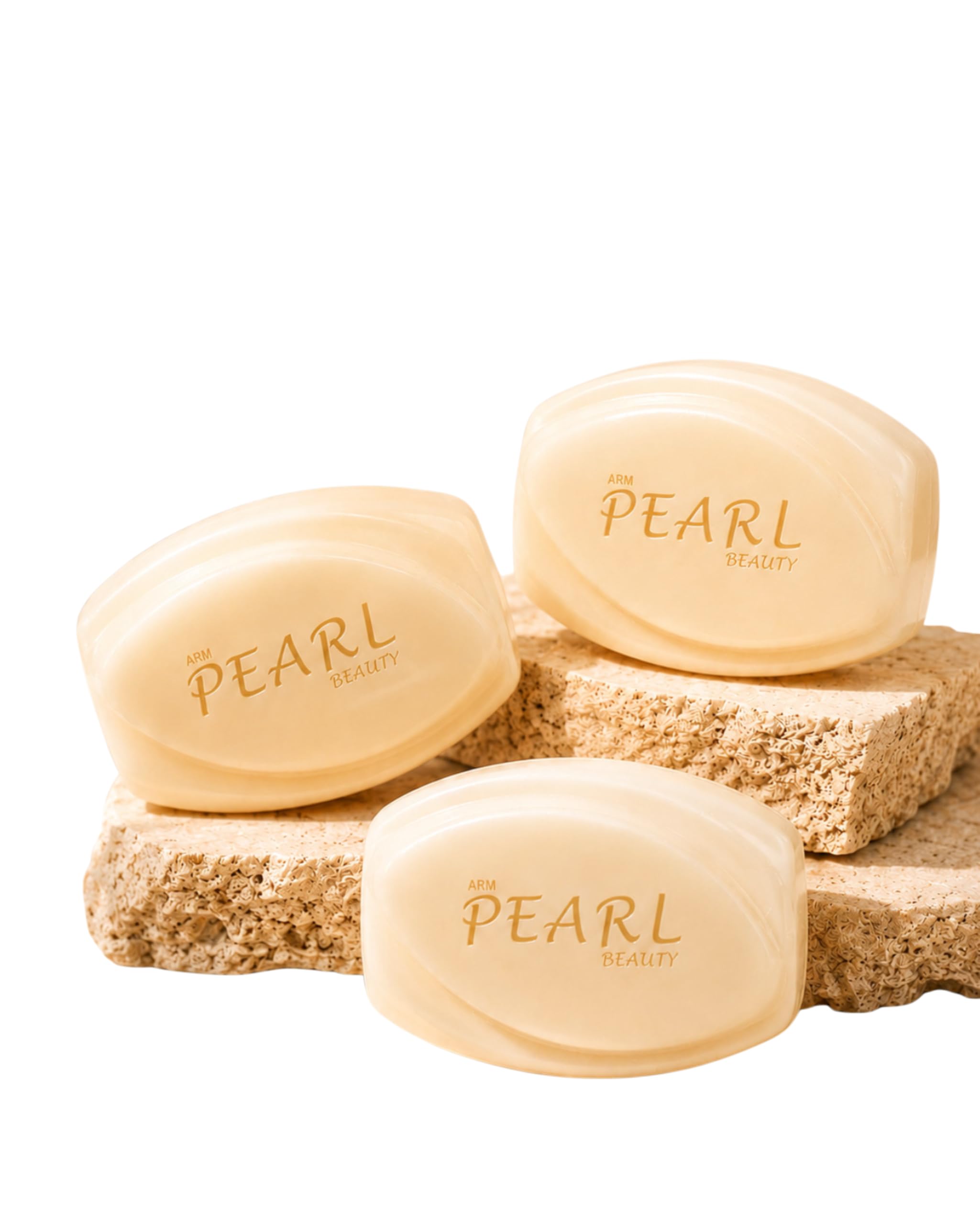 ARM Pearl Beauty Whitening Soap with Kojic Acid, Papaya & Vitamin E – Brightens Skin, Removes Dark Spots, Acne Scars & Blemishes, Deep Cleansing & Hydrating Bar for Even Skin Tone – All Skin Types – 3 pieces set - 225 grms-image-44