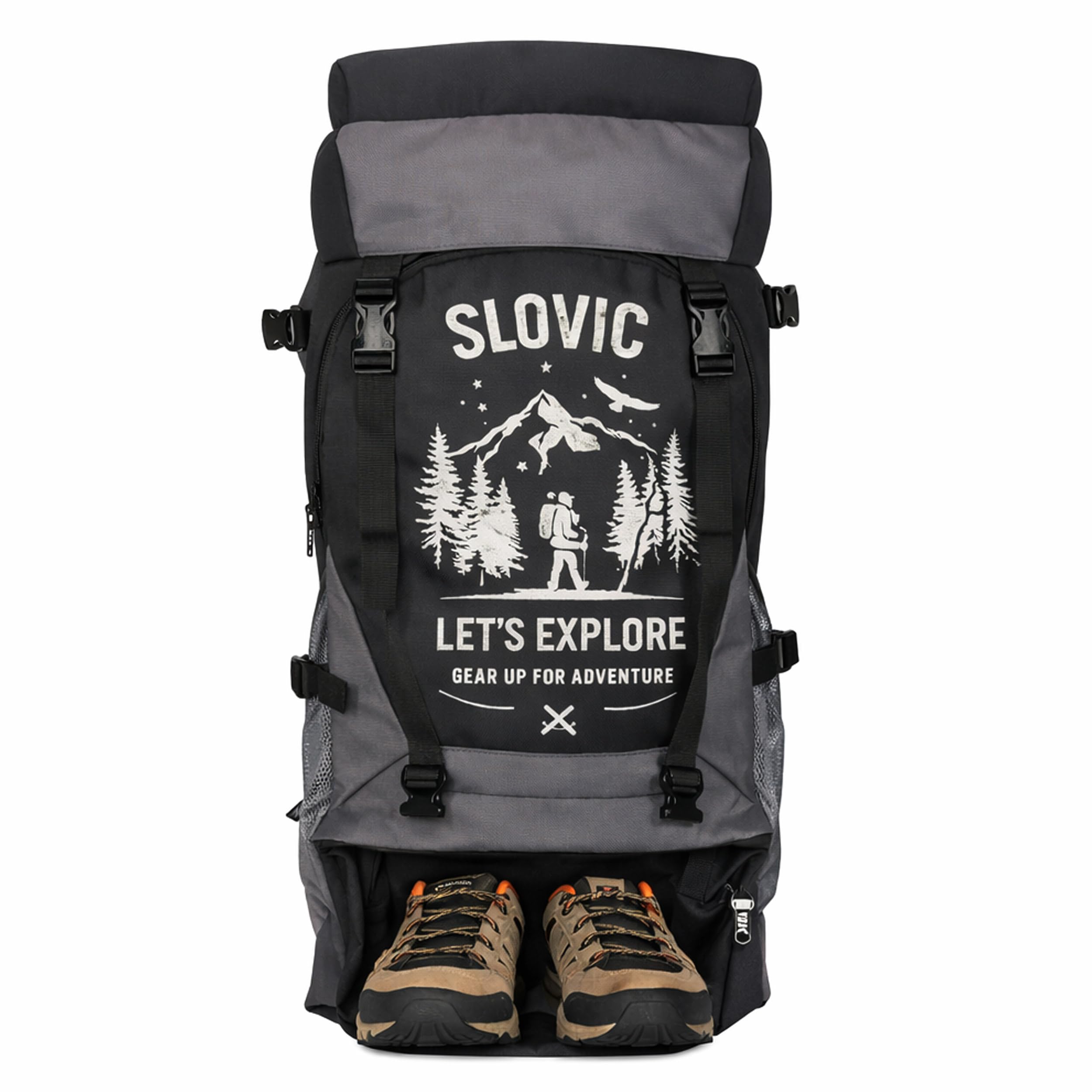 Rucksack Backpack Bag for Man & Women [55 LTR] | Travel Bag for Man with Seperate Shoe Compartment | Travel Bag for Woman | Water Resistant Bag for Travelling-image-13