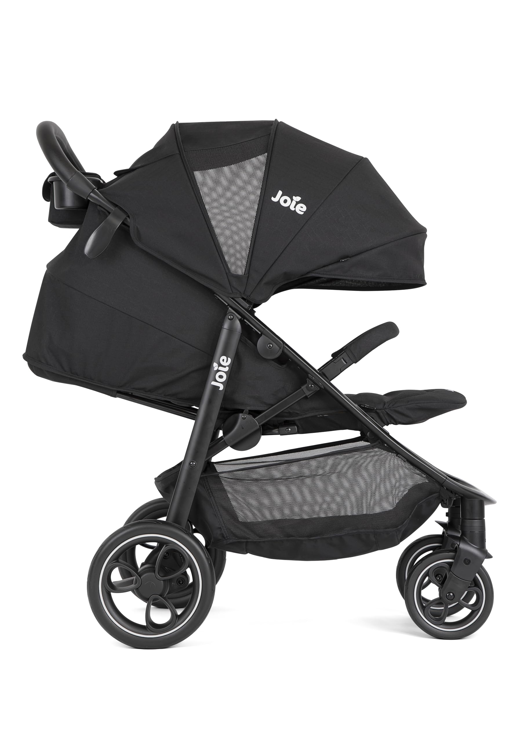 Joie Litetrax Buggy, kompakt faltbar, kompatibel mit Reisesystemen, Einhand-Liegeverstellung, 0–22 kg