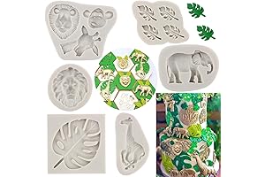 Captivating Jungle Safari Chocolate Molds for Animal-Themed Treats