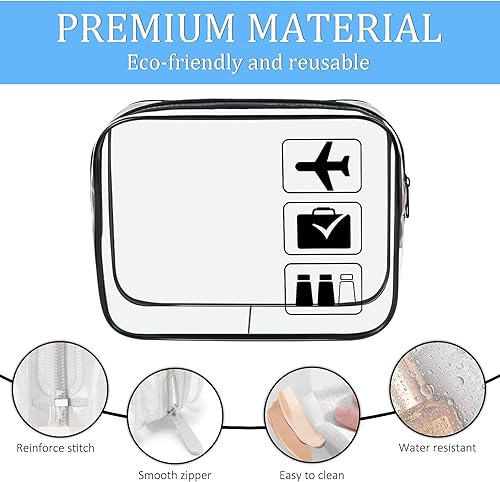 Miniatura 2 de Neceser aprobado por la TSA, Negro -, Claer