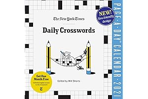 The New York Times Daily Crosswords Page-A-Day Calendar for 2021