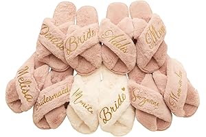 Personalised Bridesmaid Slippers: The Perfect Addition for Every Bridal Party