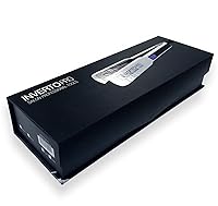 Vista 5 de Plancha plana súper profesional para el cabello, (110 V negro) Placas de titanio Pro Silver de 1.5 pulgadas para tratamientos de queratina