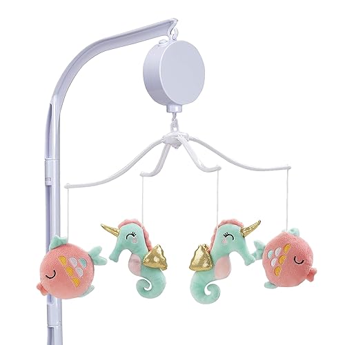 Bedtime Originals Ocean Mist - Cuna musical para bebé, color multicolor