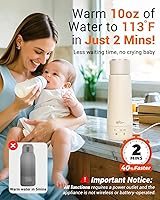 Vista 5 de Fabricante de alimentos para bebés y calentador de agua rápido para fórmula de bebé