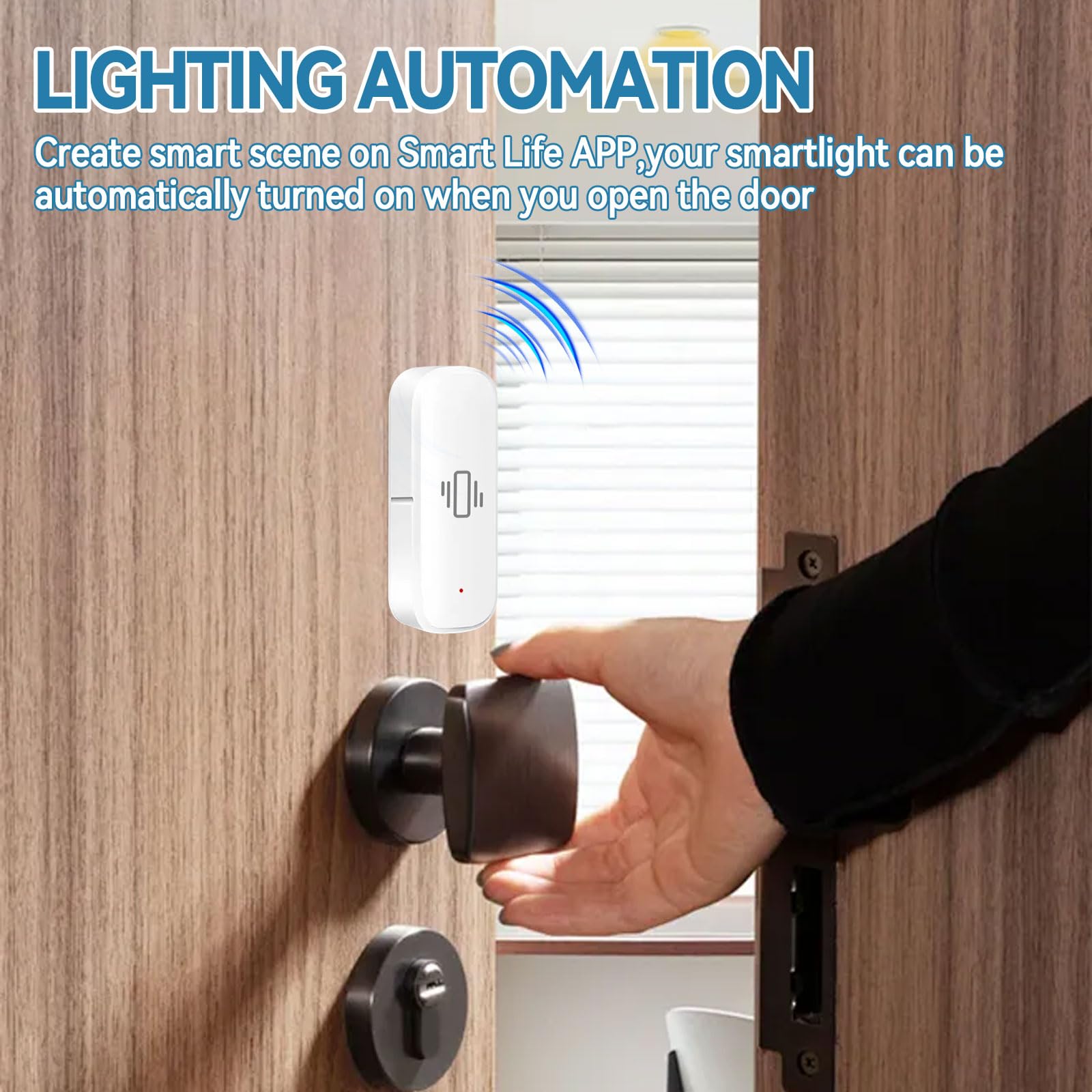 TALOEYH, Door Window Sensor, WiFi Door Alarm System - Image 3