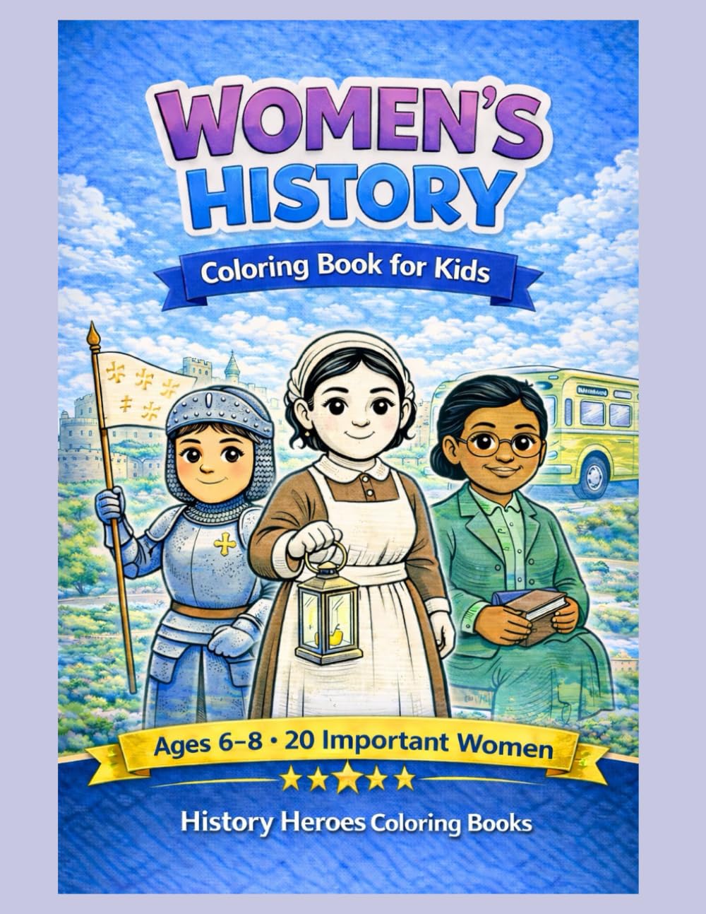 Women's History Heroes Coloring Book