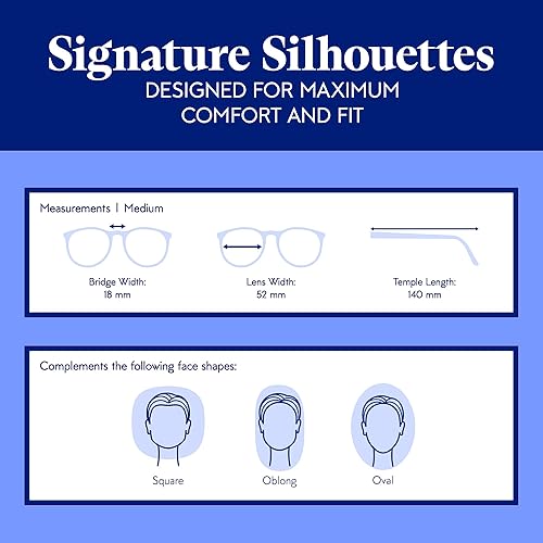 Miniatura 5 de Elton John Eyewear Glasses for Men & Women, Optical Glasses - Blue Light Glasses with Non-Glare Lenses & 100% UV Protection