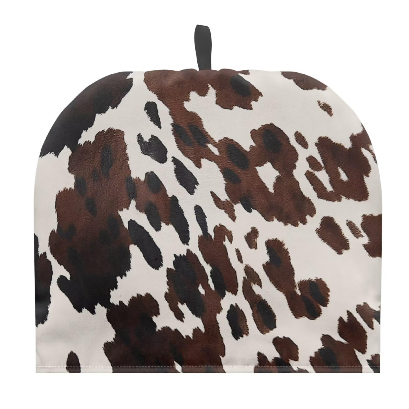 Eheartsgir Brown Cow Print Tea Pot Cozies Stain Resistant Durable Teapot Cover Insulation and Keep Warm Kitchen Home Decorative Tea Pots for Housewife, Friend, Mom