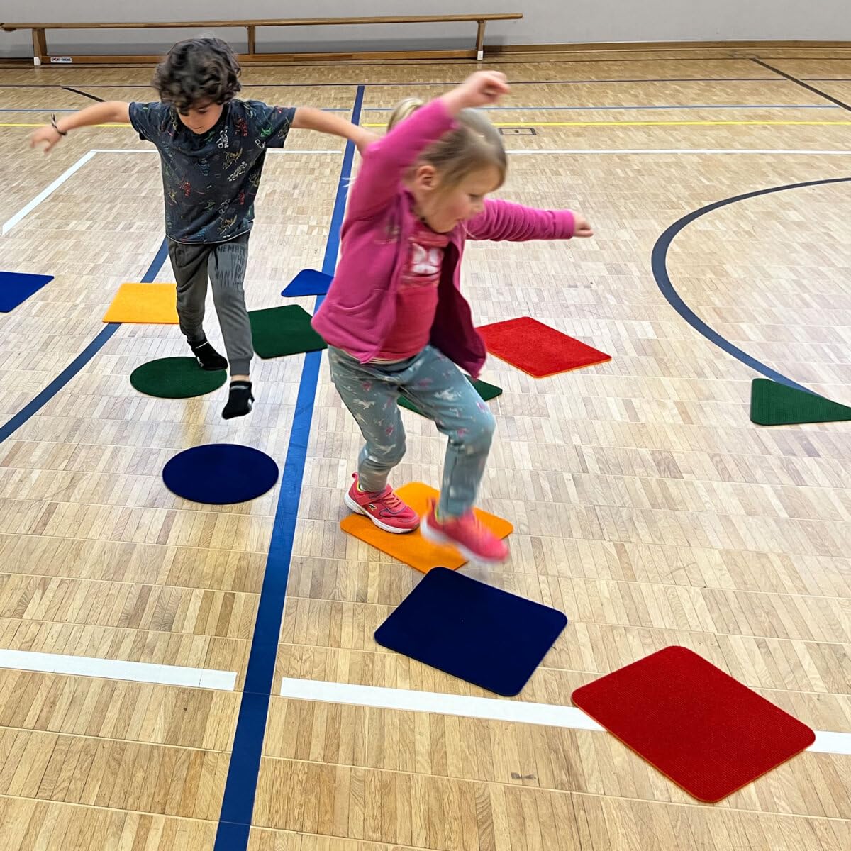 Sanoplay Spiel & Sport Fliese Soft Puzzlematte (Quadrat Blau 30 x 30 m)