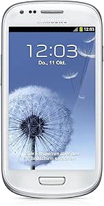 Samsung Galaxy S3 mini I8190 Smartphone (10,2 cm (4 Zoll) AMOLED Display, Dual-Core, 1GHz, 1GB RAM, 5 Megapixel Kamera, Android 4.1) marble-white