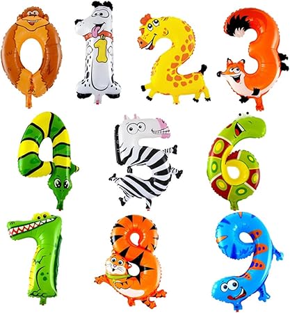 Amazon かわいい 動物 アニマル 数字 1 9 バルーン 風船 全部セット 風船 バルーン おもちゃ Amazon かわいい 動物 アニマル 数字 1 9 バルーン 風船 全部セット 風船 バルーン おもちゃ