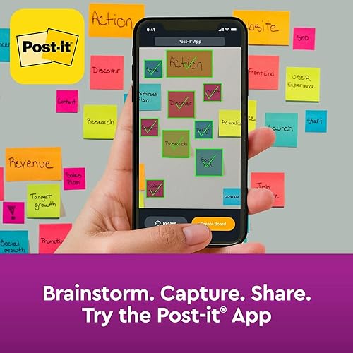 Miniatura 8 de Post-it R3306SST Pop-ups súper adhesivos, 3 pulgadas x 3 pulgadas, 90 shtsPD, 6PK, AST Tropical BRZ