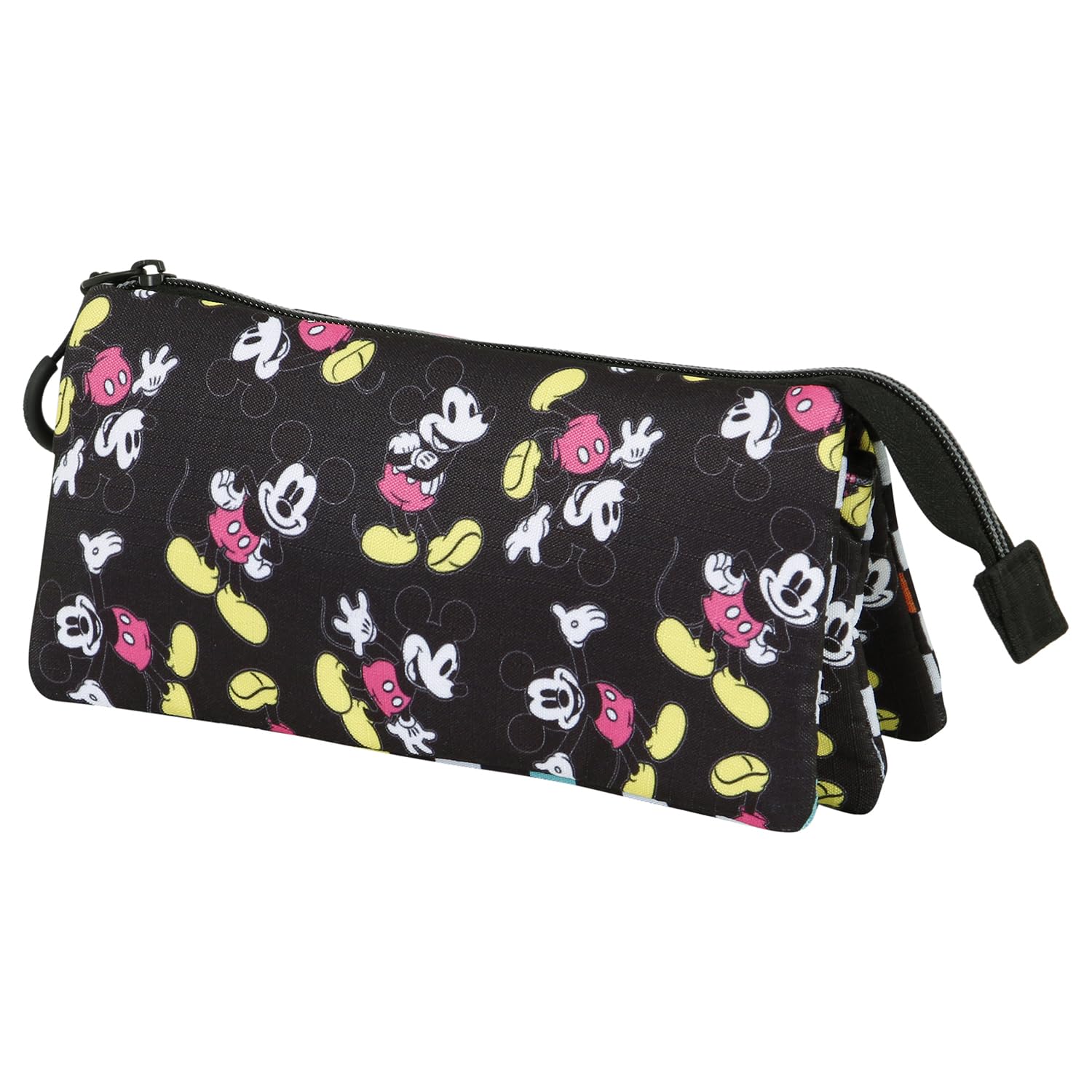 KARACTERMANIA MICKEY - Damier - Trousse Triple Eco '23x11x7cm'