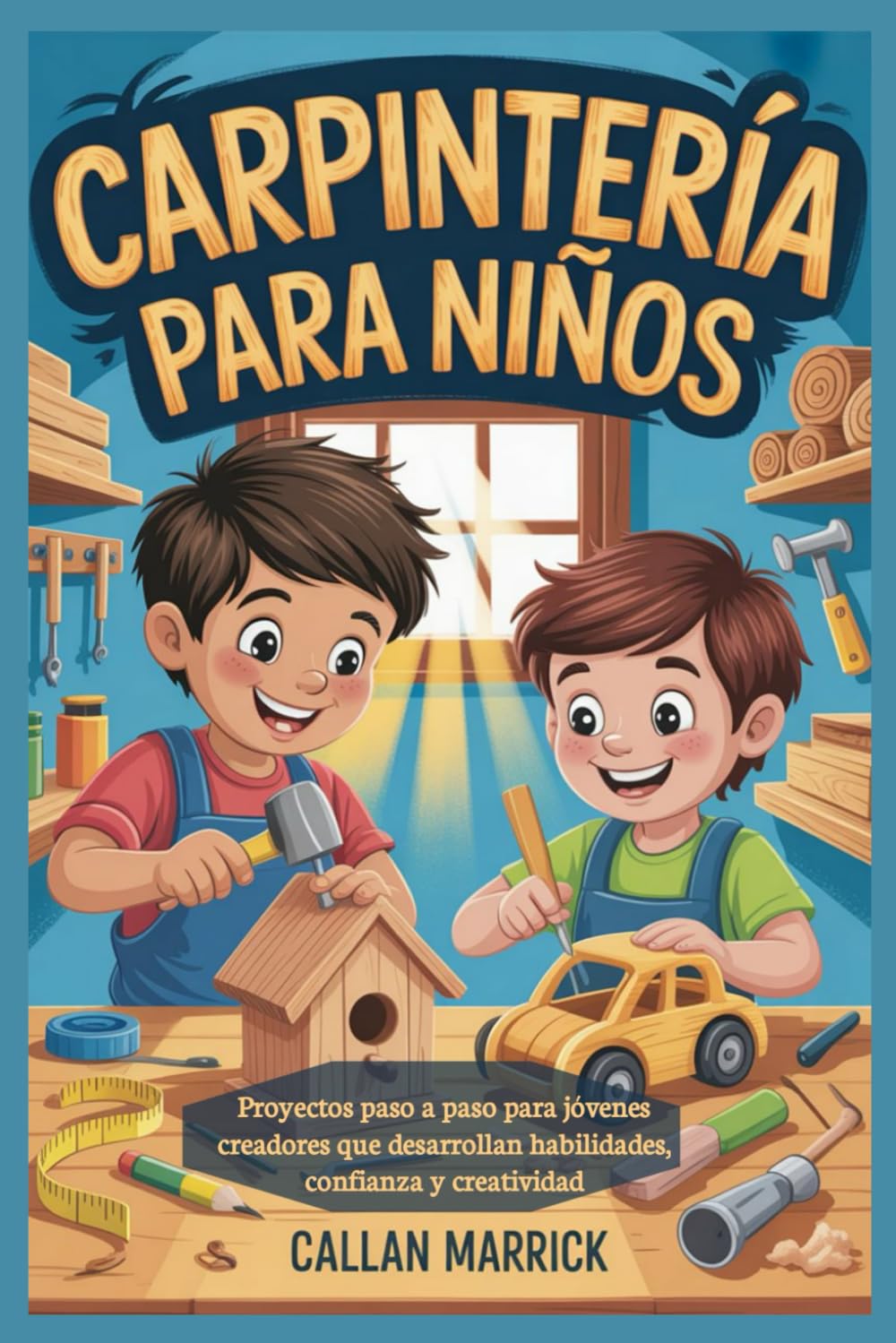 carpintería para niños: Proyectos paso a paso para jóvenes creadores que desarrollan habilidades, confianza y creatividad