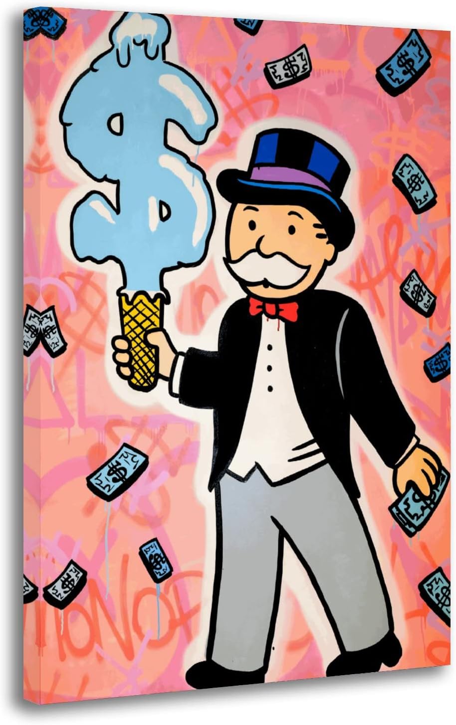 EWM Ice Cream ALEC Monopolys Poster Decorative Painting Canvas Wall Art Living Room Posters Bedroom Painting 16x24inch(40x60cm)