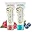 Jack N\' Jill Natural Toothpaste for Baby and Infants - Fluoride Free Training Toothpaste, 40% Xylitol, BPA Free - Blueberry & Raspberry, 1.76 oz (Pack of 2)