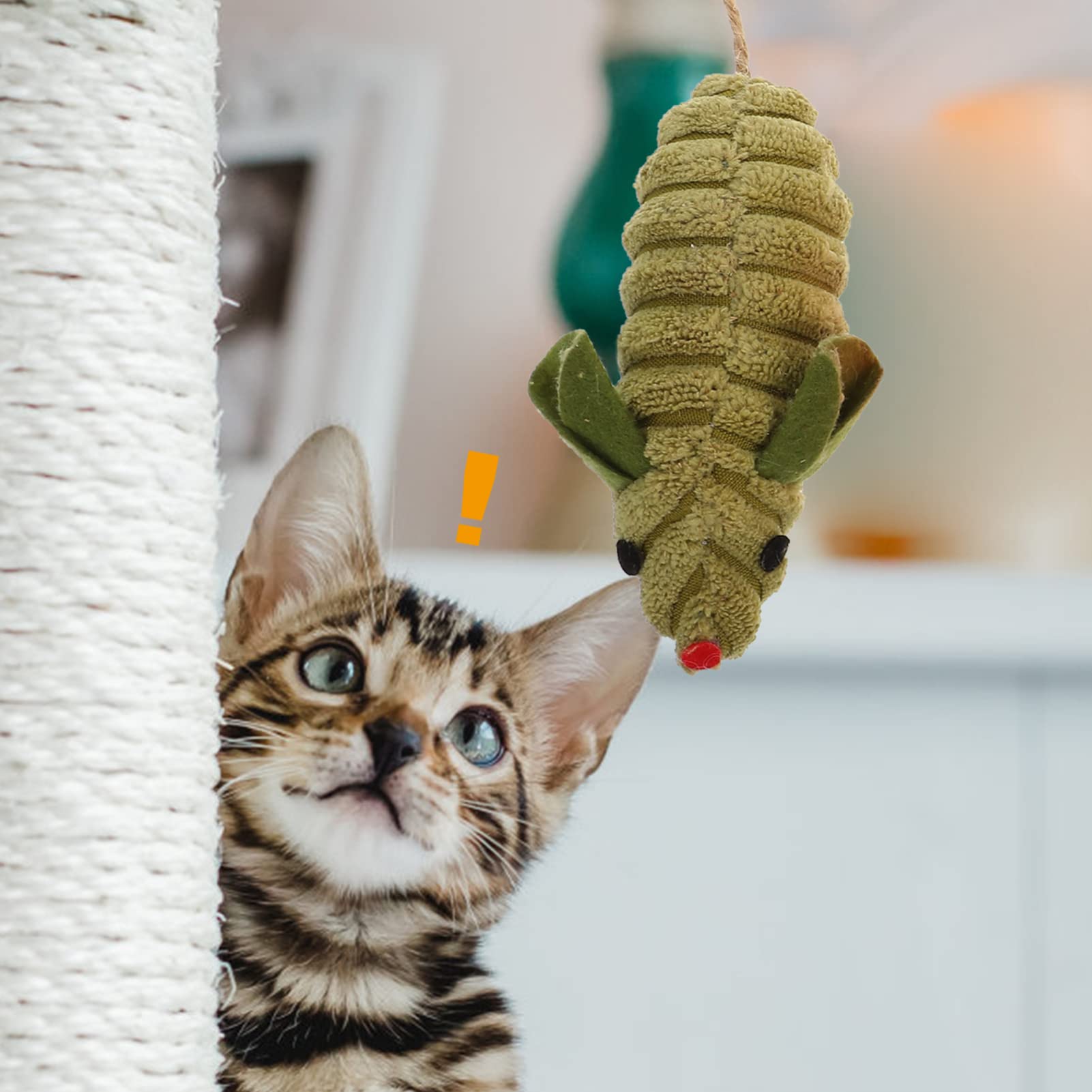 POPETPOP 15pièces Jouet Peluche pour Chat De Jouets Souris avec Herbe à Chat pour Mâcher