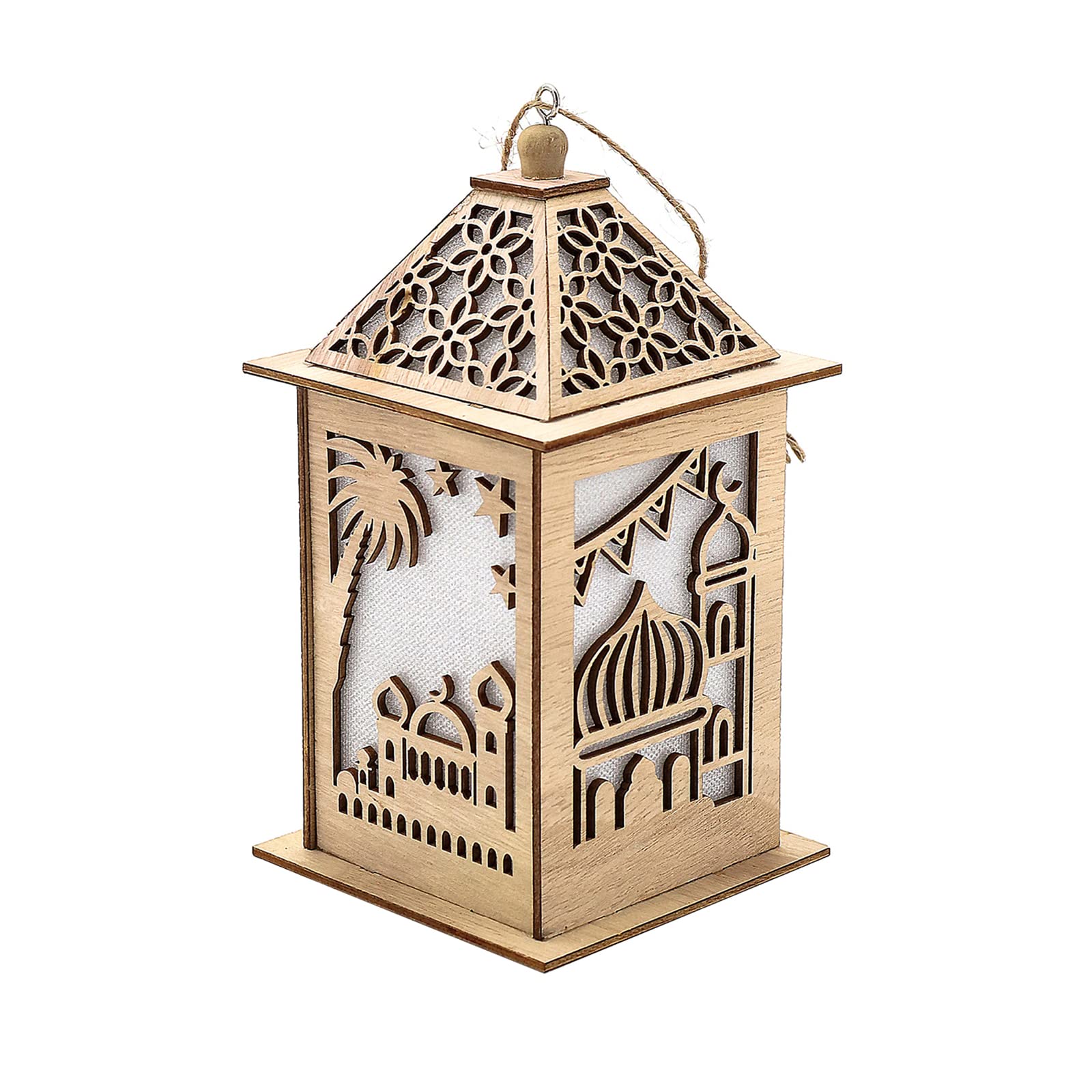 Buxuaaaa B Uxuaaaa Eid Wood Wind Light Decorative Stars Landscape Light Ornament For Festival Indoor Restaurant Dining Room Lights