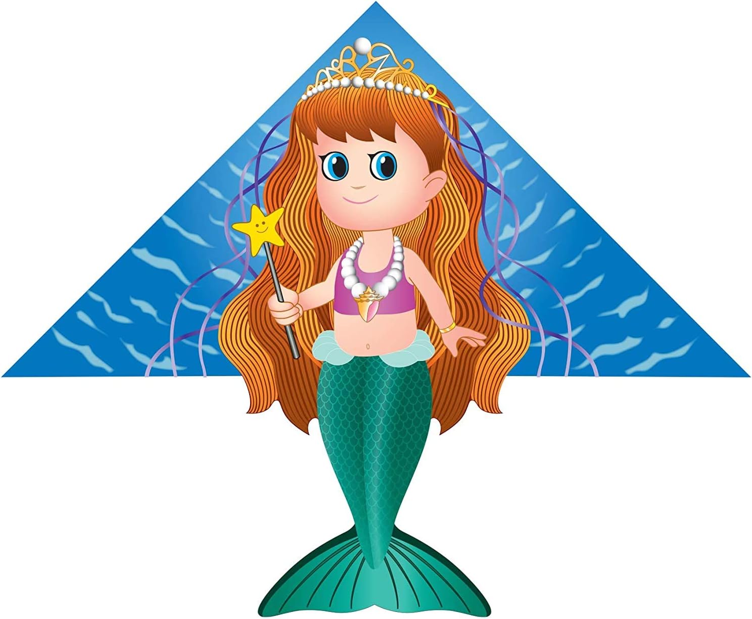 WindNSun Delta XT Nylon Kite, Mermaid, 54 Inches Wide