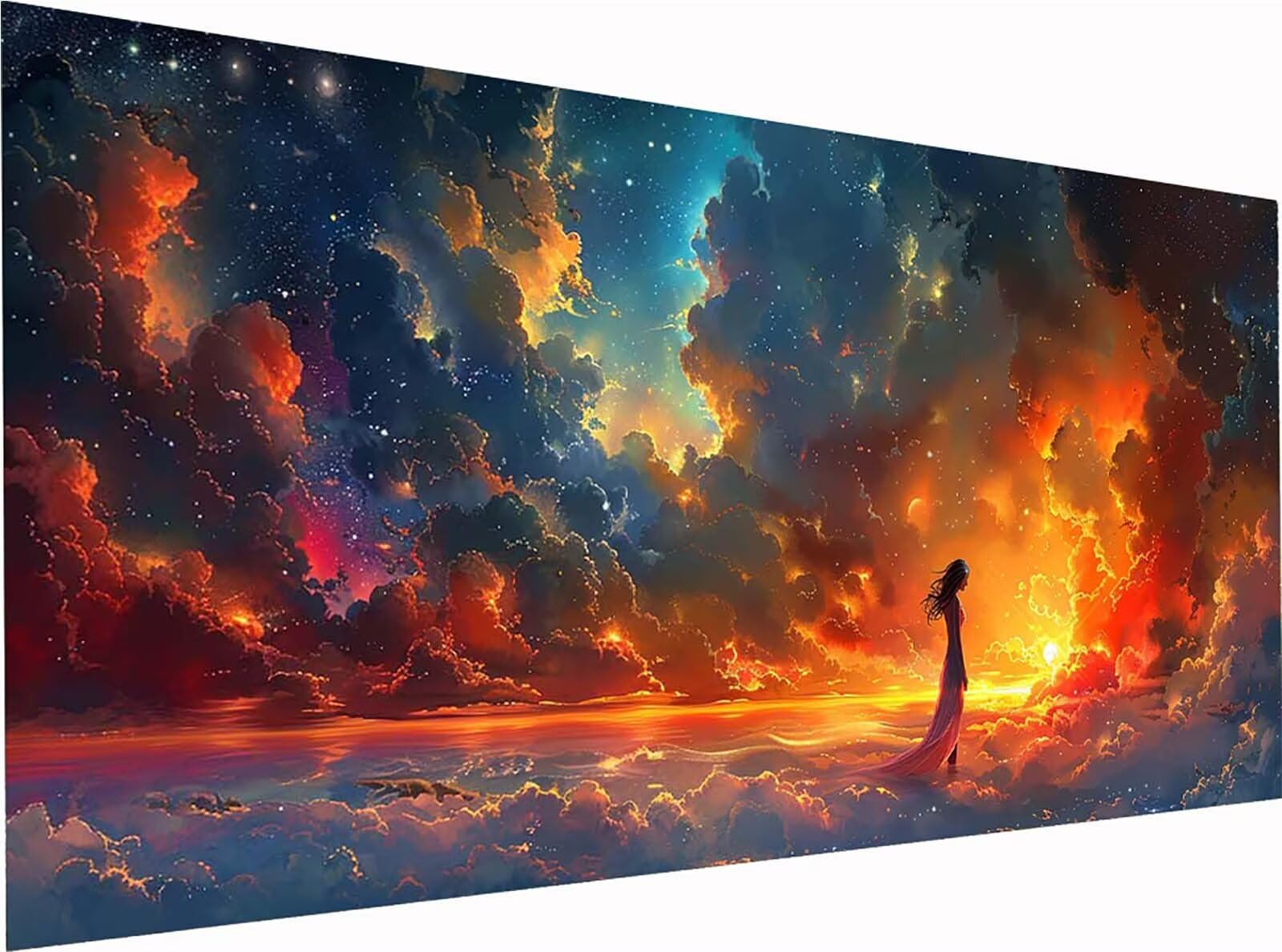 Coucher De Soleil 5D Diamond Painting Adulte Grand Format 60x120cm 1-7154