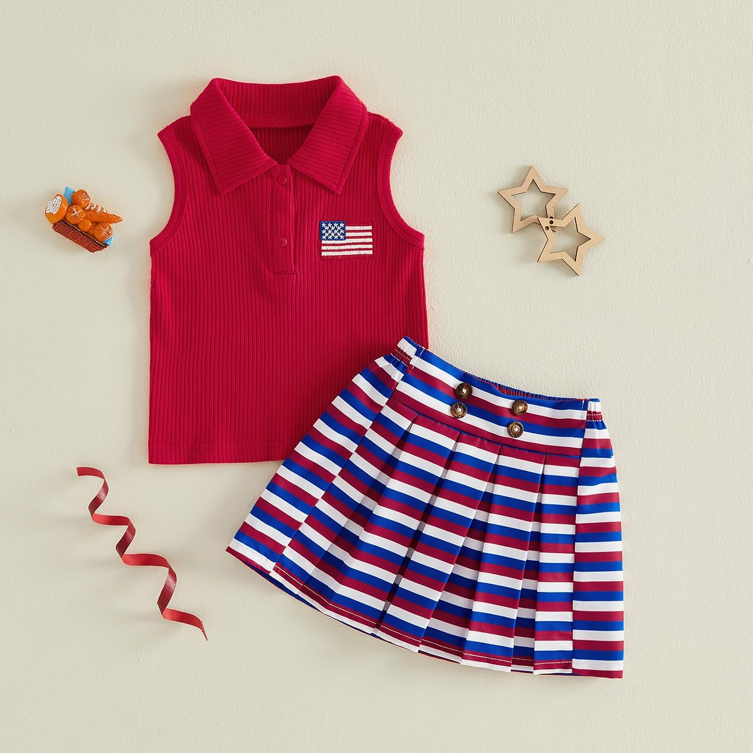 Socutebabe Toddler Girl Back to School Outfit Little Girl Pre Kindergarten Clothes Pencil/Apple T-Shirt Skirts Summer Outfits