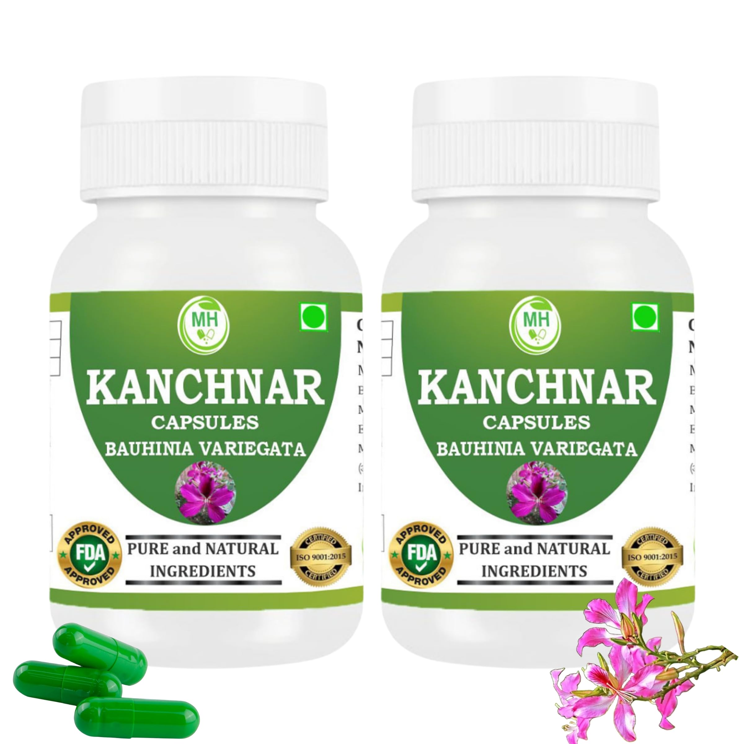 Kanchnar Capsules 500mg – 60 Count | Vegetarian | Plant-Based | Herbal Supplement | No Artificial Additives | Gluten-Free | Organic | (pack of 1) — Amazon image 6