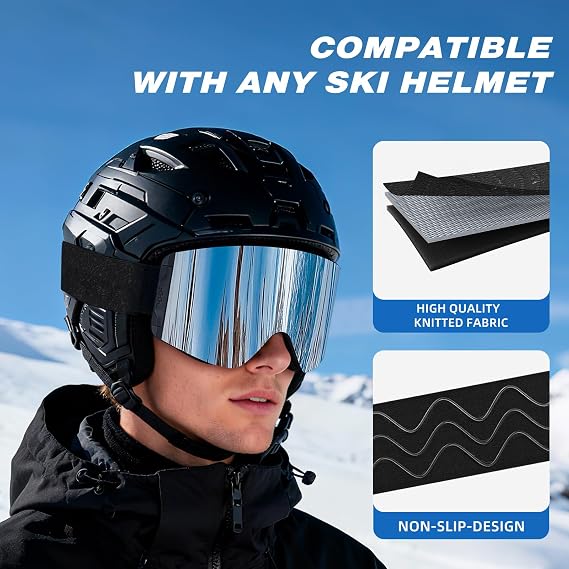 Ski Goggles AS61 Series with Large Hard Goggles Case