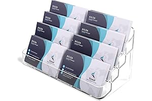 Acrylic Desktop Display Card Holder for Office