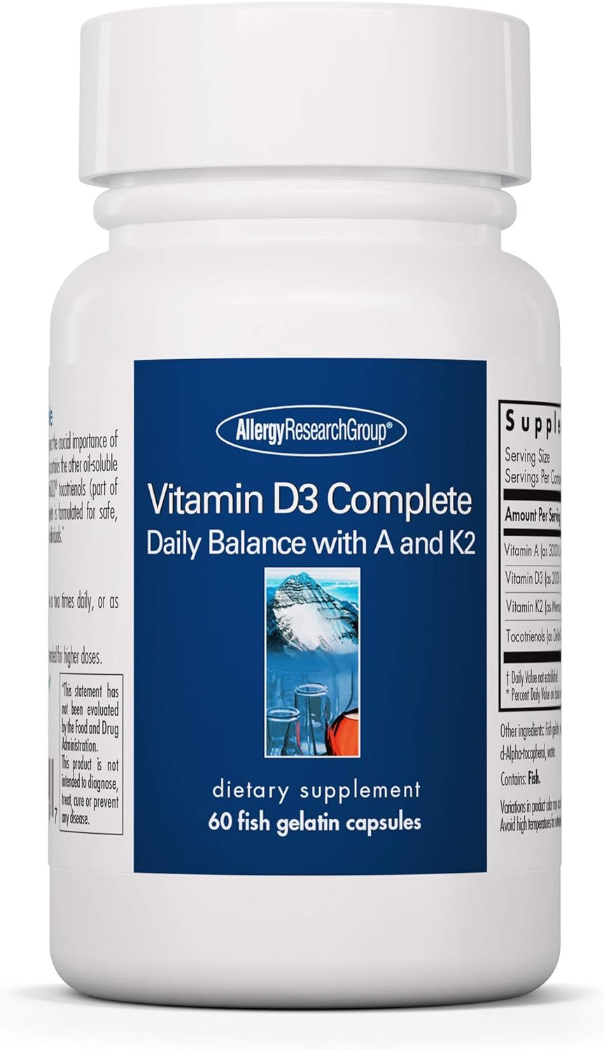 Allergy Research Group Vitamin D3 Complete Daily Balance