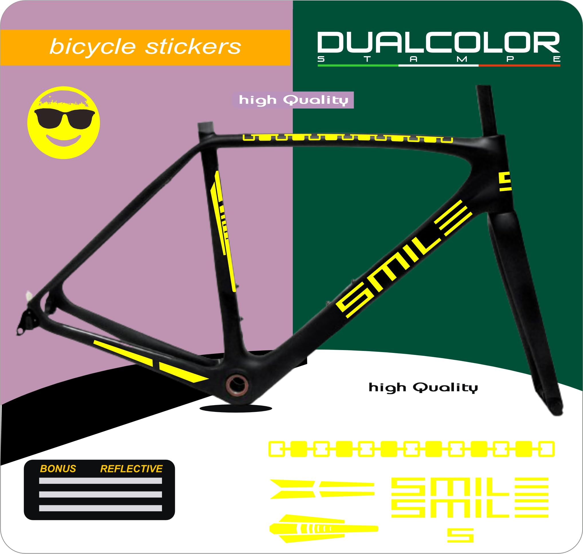 Kit d'autocollants muraux en vinyle pour cadre de vélo de route VTT