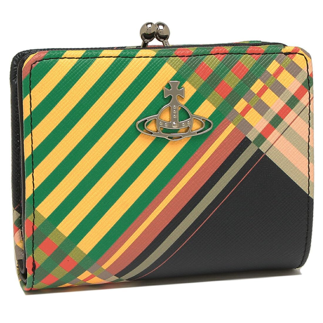 Amazon | [ヴィヴィアンウエストウッド] 二つ折り財布 サフィアーノ