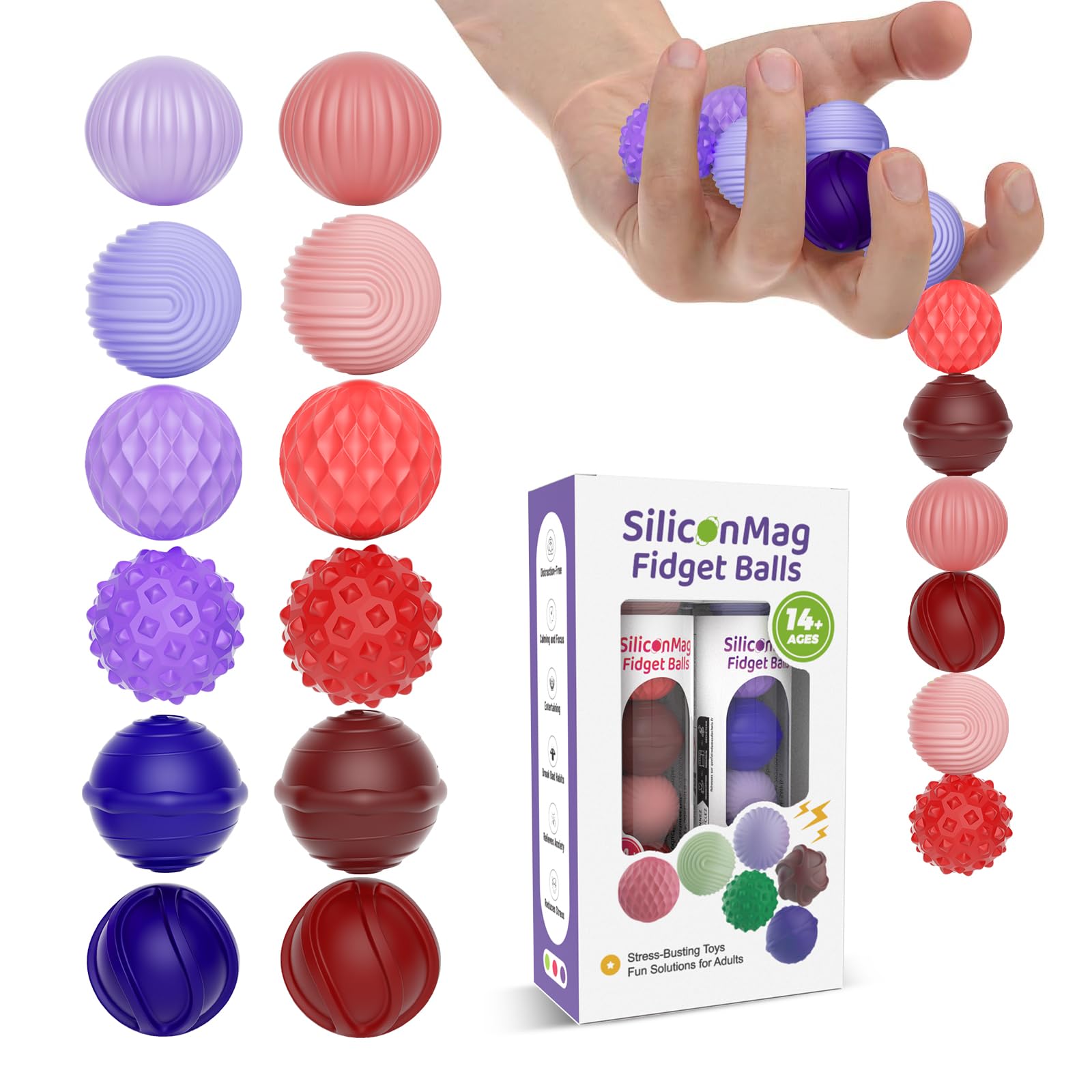 RIVGOT Silicone Magnetic Balls