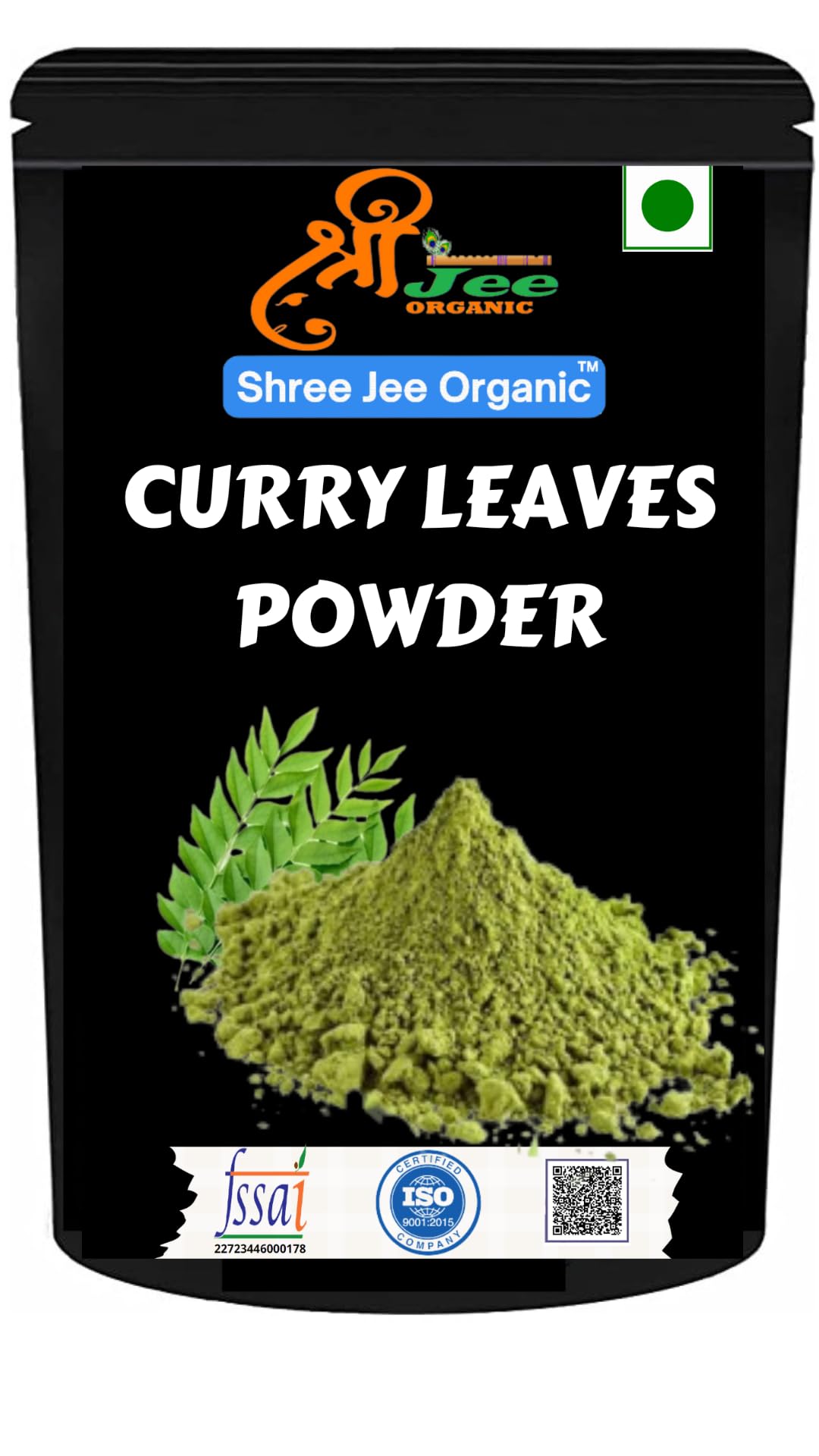 Shree Jee Organic Curry Leaves Powder (100gm) | Karuveppilai Powder | Kadi Patta Powder | Karibevu Powder for Strong And Shiny Hair & Eating (B0CWQPCJWC) Amazon Price History, Amazon Price Tracker