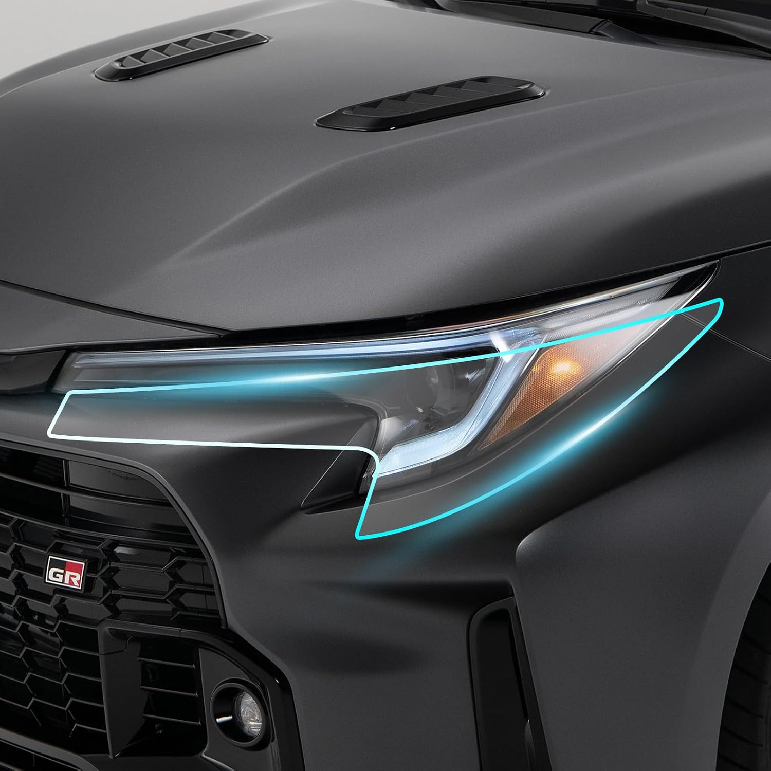 8.5mil TPU PPF Clear Car Pre-Cut Paint Protective Film for 2023-2024 Toyota Corolla GR HD Scratch Exterior Accessories (Headlights 4Pcs)
