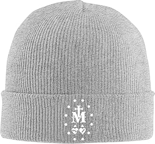 Catholic Virgin Mary Sacred Heart Outdoor Beanie Warm Thick Knitted Hat Soft Elastic Skull Hat