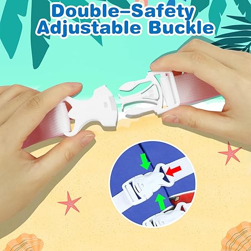 Miniatura 5 de Chaleco de natación para niños pequeños, flotador de piscina para niños, flotador de natación para niños de 20 a 70 libras, chaleco flotante para