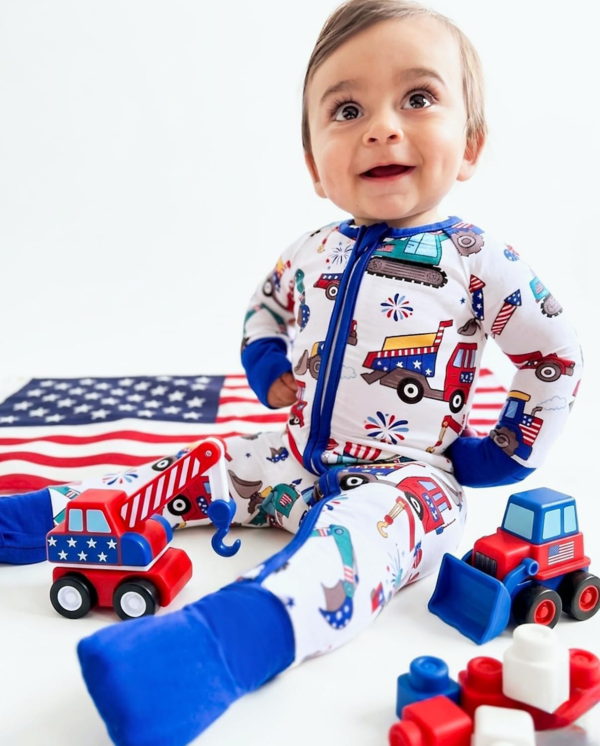 babee Reshinee Bamboo Viscose Baby Convertible Footie Pajama, Zipper Pajamas for Baby Boys & Girls, Sleep & Play Footed