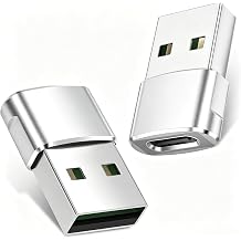 USB C Adapter USB to USB Converter 2 Pack, USB 3.0 Male to USB C Female OTG Adapter