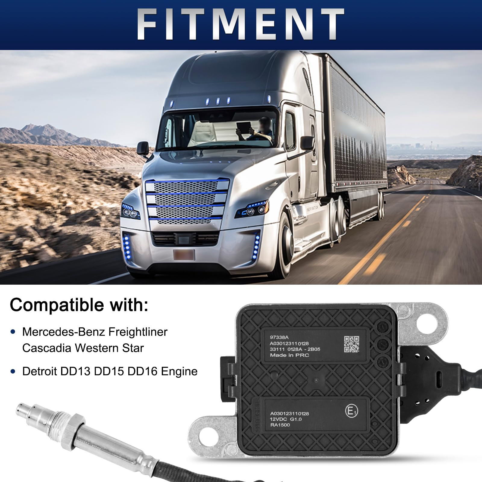 Somusen A0101532328 Inlet NOx Nitric Oxide Sensor Compatible