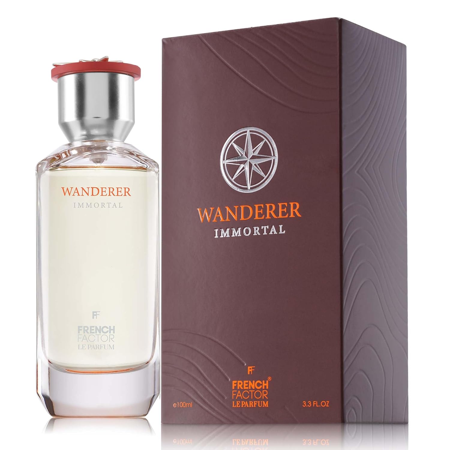 French Factor Wanderer Eau de Parfum for Men, Premium Long-Lasting Oriental Perfume with Iris, Leather, Oud & Cedarwood, 100ml (3.3 Fl Oz) (Citrus Woody Spicy) - Image 2