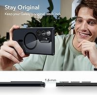 Vista 8 de ESR para Samsung S24 Ultra, Funda Compatible con MagSafe, Funda Magnética para Samsung Galaxy S24 Ultra, Protección de Grado Militar, Resistente al