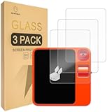 Mr&period;Shield Screen Protector compatible with Rabbit R1 &lbrack;Tempered Glass&rsqb; &lbrack;3-PACK&rsqb; &lbrack;Japan Glass with 9H Hardness&rsqb;