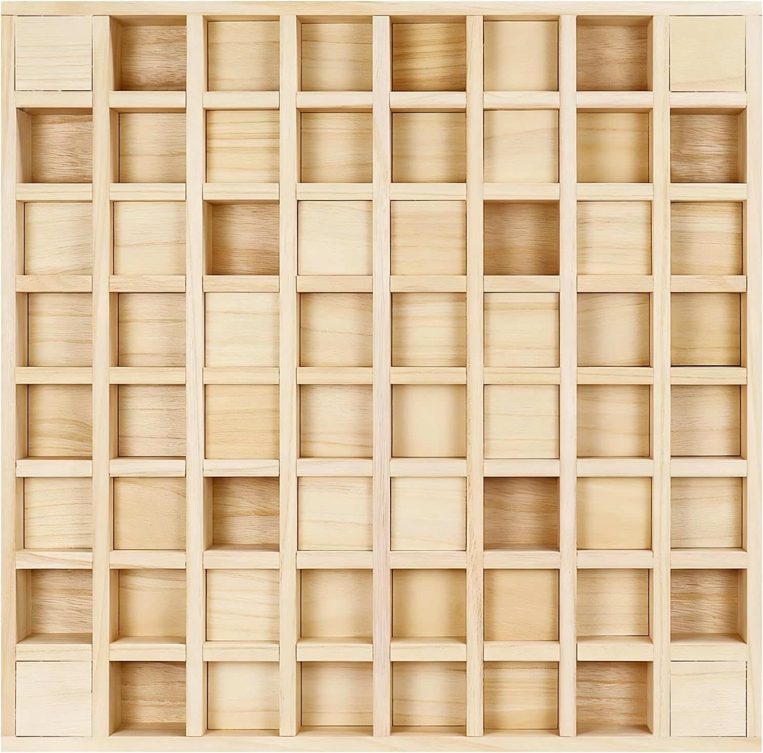 BXI Wood Sound Diffuser - 24 X 24 X 2.8 Inches Thick Acoustic Diffusion Panels Add Listening Room Musical Liveliness, Quadratic Residue Diffusor for Wall and Ceiling Acoustical Treatment (2D)