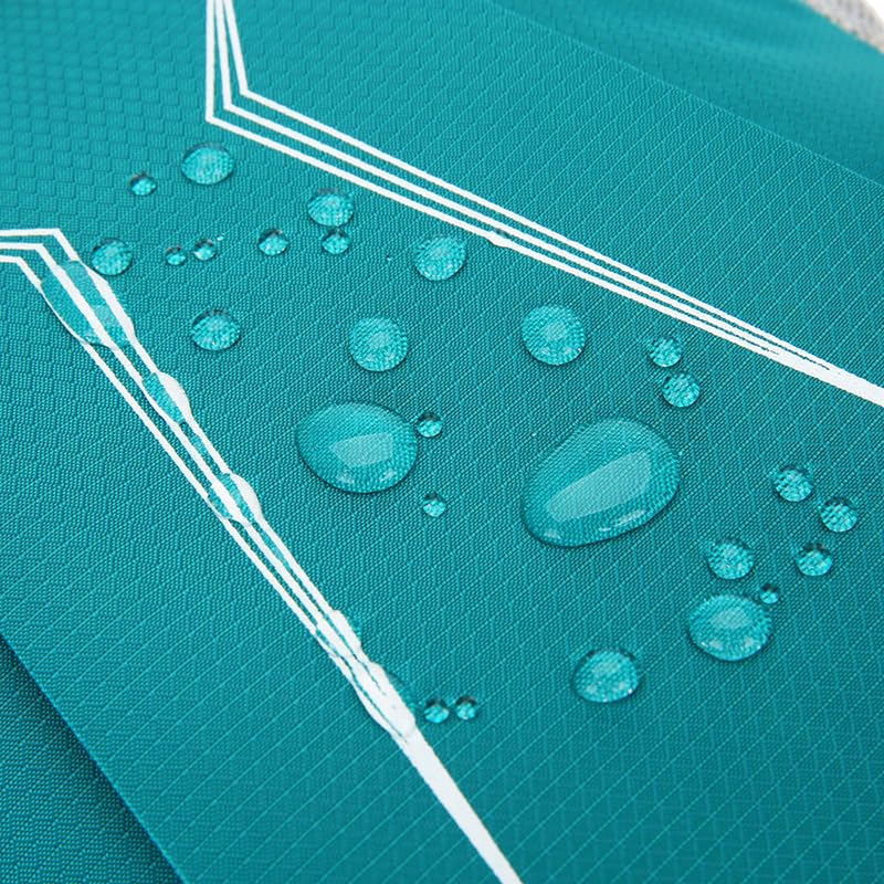 Mochila deportiva ligera impermeable verde miniatura 5