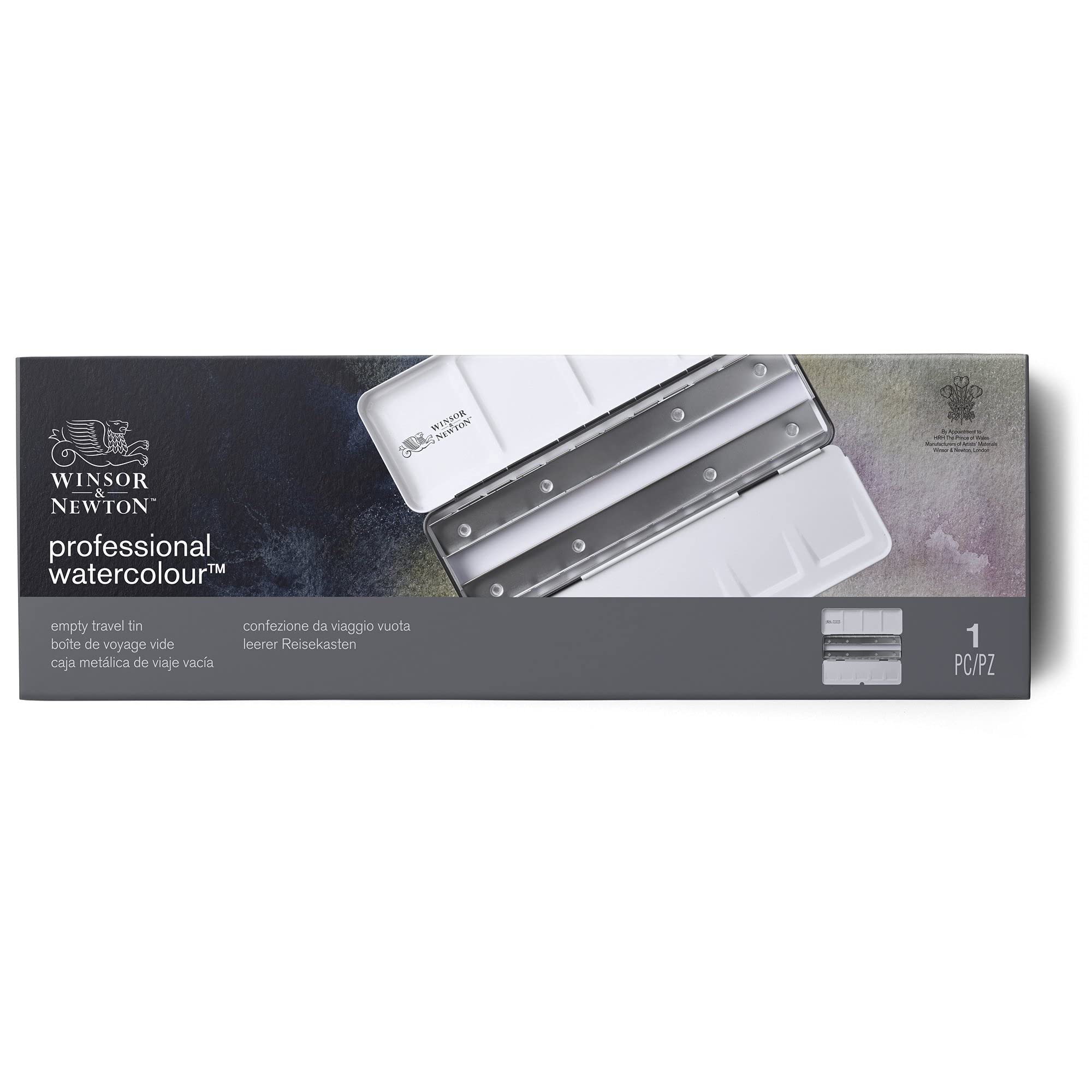 Winsor & Newton WN PWC SCATOLA Vuota (Per 24 Mezzi Godet O 12 Godet)