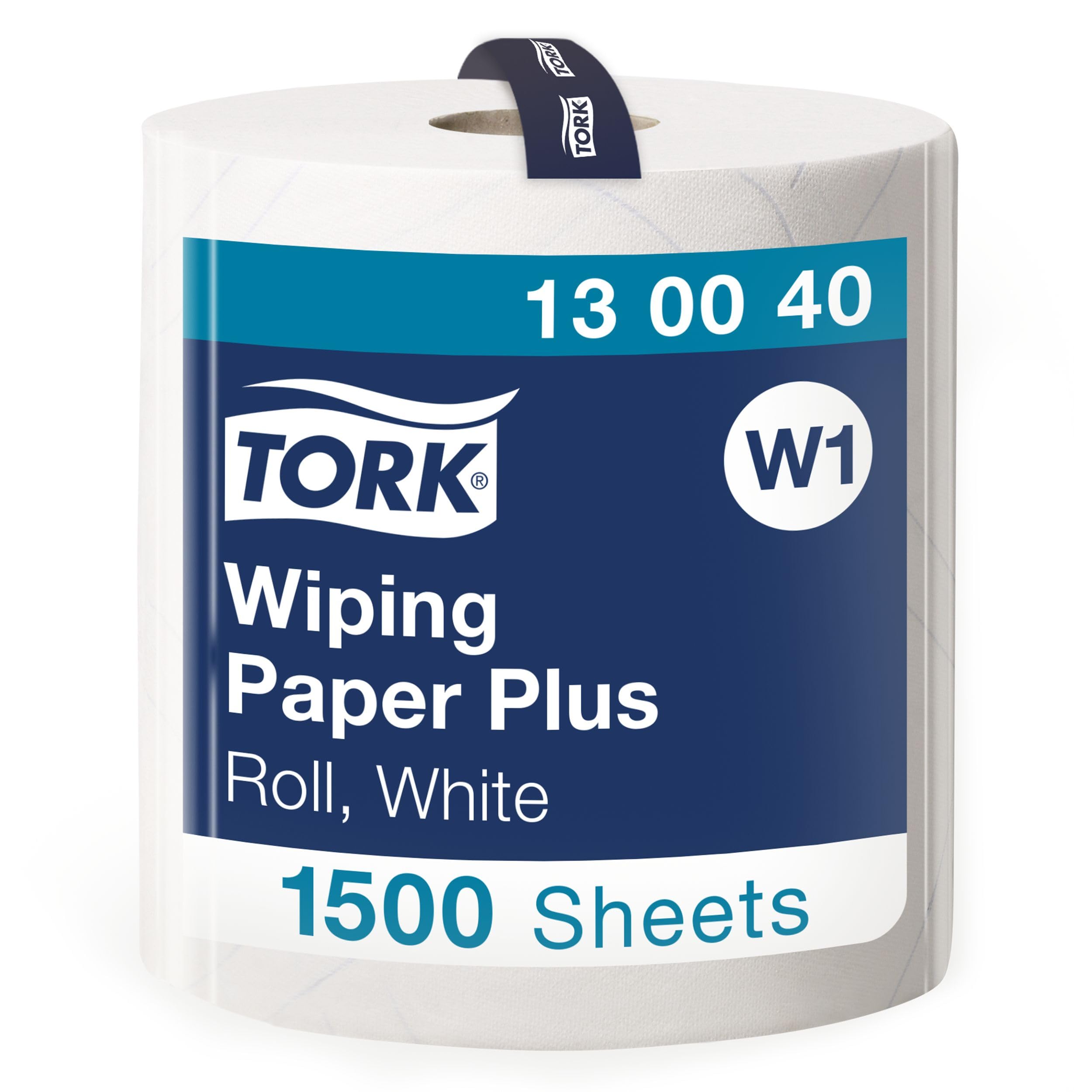 Tork 130040 Papel de secado extra de dos capas/Paños de papel compatibles con el sistema W1 / Premium / 1 x bobina de 510m / colorBlancoo