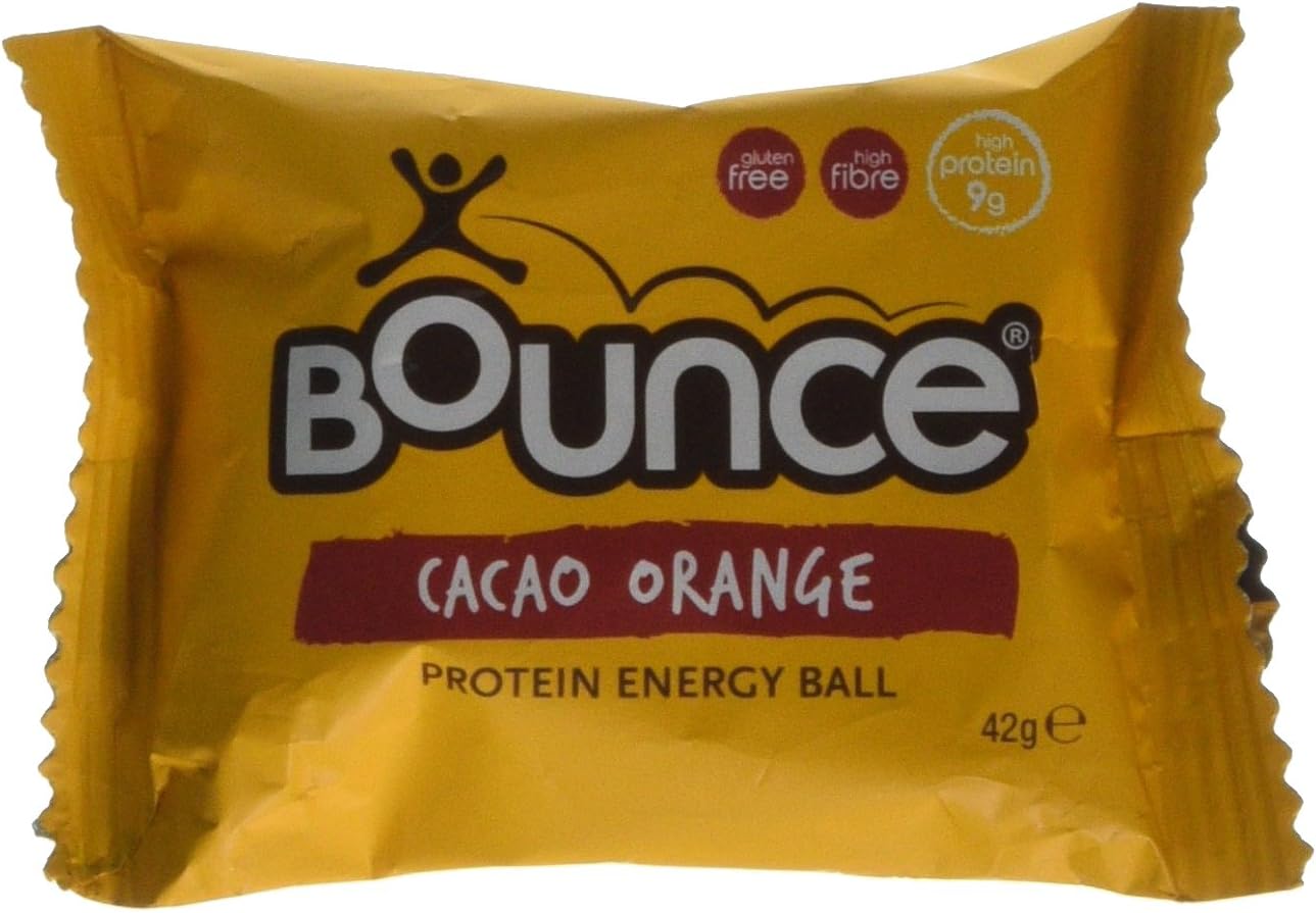 Bounce Cacao Orange Energy Balls 42 g (Pack of 12)