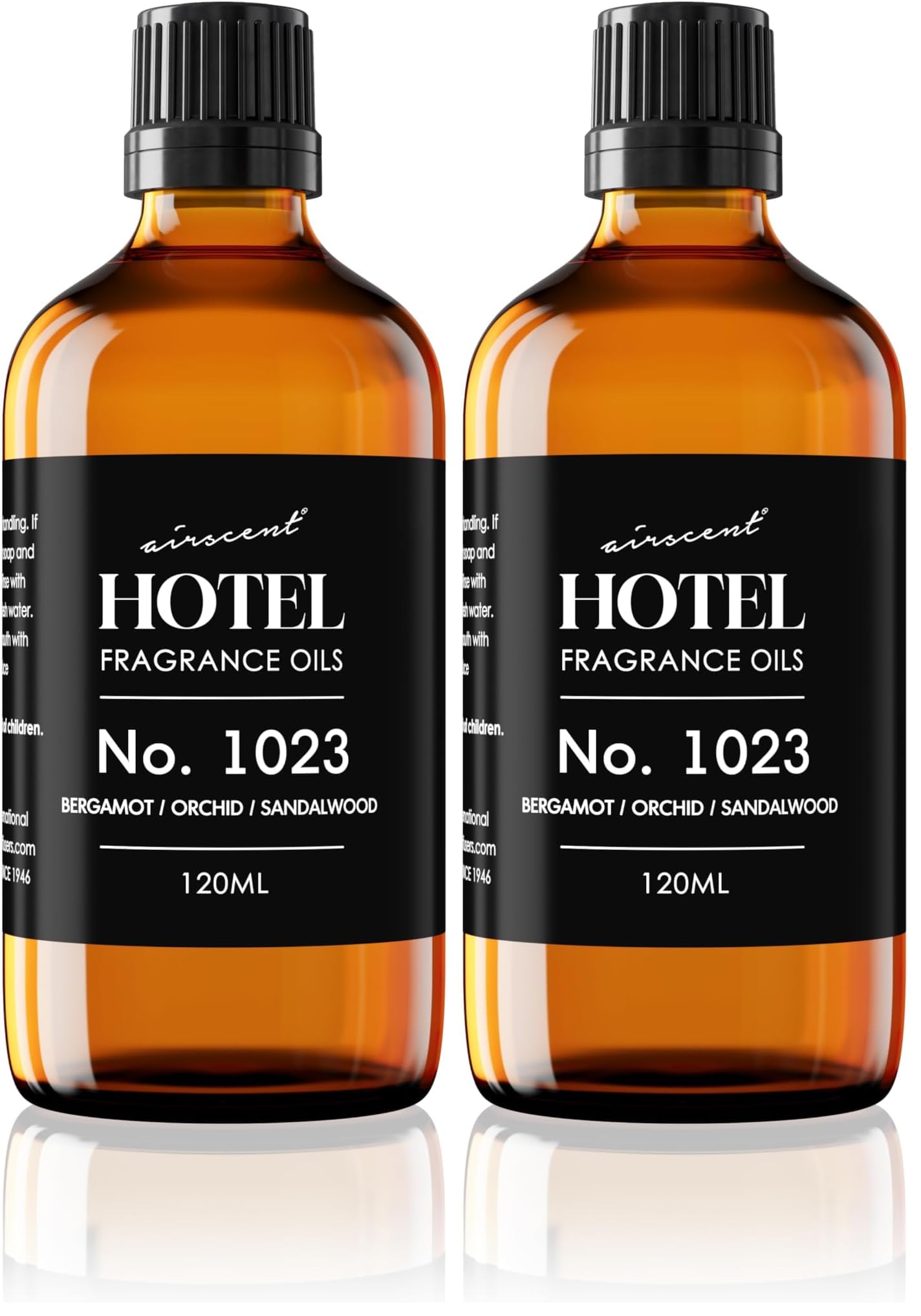 AirScent Hotel Diffuser Oil No. 1023 - Baccarat Hotel Inspired - 120 mL (Pack of 2)